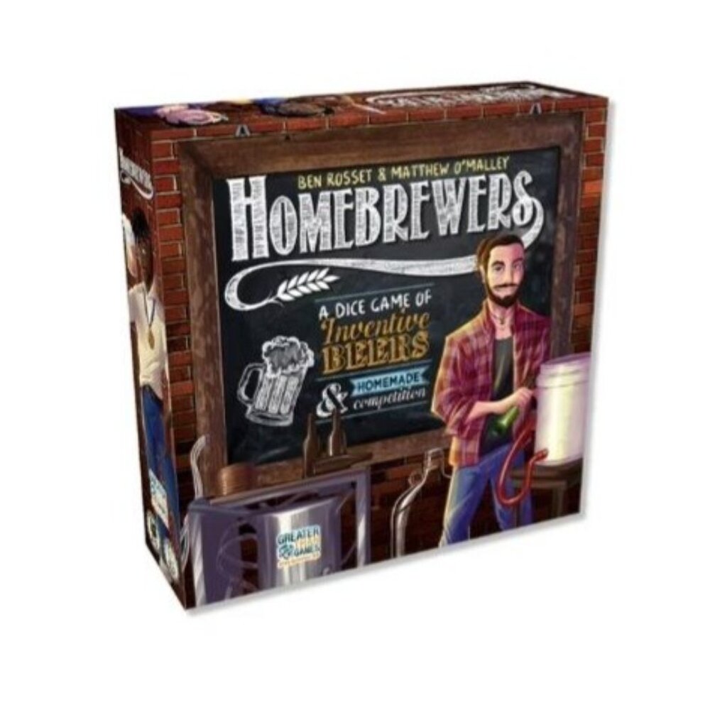 Greater Than Games Homebrewers - a Dice Game of inventive Beers & Homemade Compe